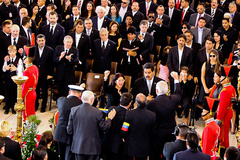 رییس جمهور در مراسم وداع و بزرگداشت هوگوچاوز